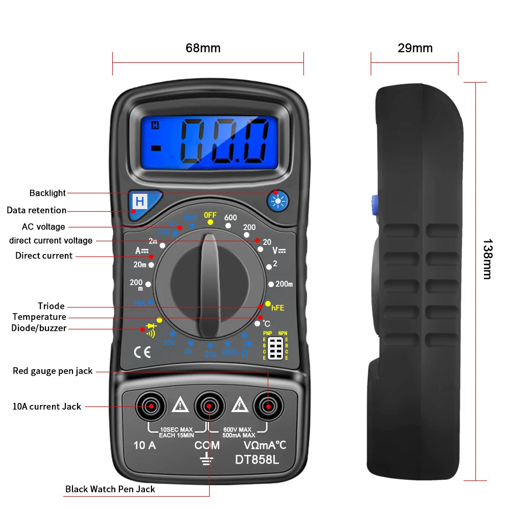 LEFAVOR 80W Digital display soldering iron welding set C/F switching calibration temperature 100-500C home repair DIY