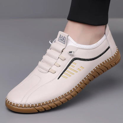 Men's Slip-on Loafers Fashion Comfortable Soft Sole Casual Shoes Breathable Anti-slip Outdoor Driving Men Shoes-WC2517
