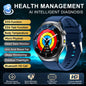2026New Nursing Grade Health Smartwatches For Men Women Precision Detection Heart Rate Blood Fats Uric Acid ECG+PPG Smart Watch