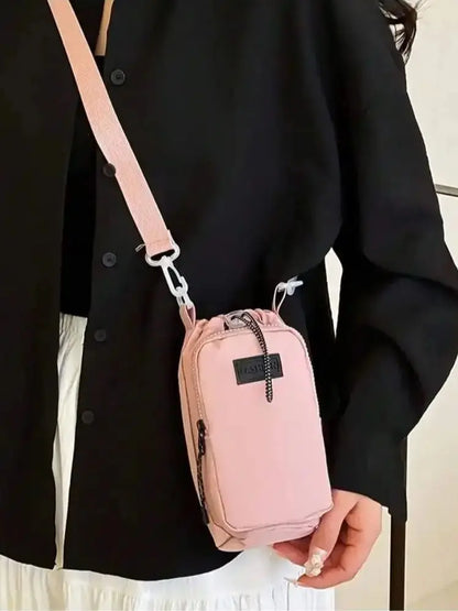 Multifunctional Outdoor Travel Water Bottle Cup Bag Lightweight Sports Crossbody Bag Cycling Backpack Single Shoulder Phone Bag