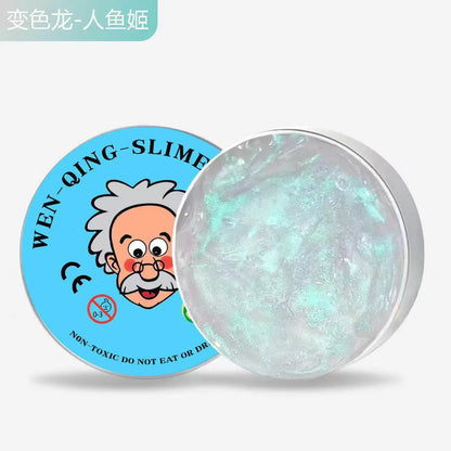 Reusable Putty Liquid Crystal Bouncy Slime Toy Set Kid Safe Mud Stress Relief Toys Color Clay  Handmade DIY Handgum Playdough