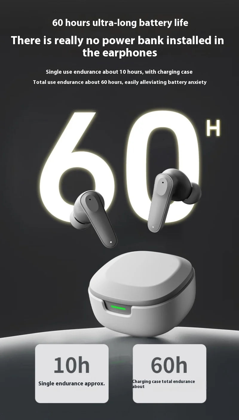 Wireless Earphones Bluetooth HD Call Headphones for Xiaomi True Stereo Sound Headset Sport Game Music In Ear Earbuds With Mic
