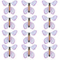 12PCS Magic Flying Butterflies Wind Up Toy Bookmark Greeting Rubber Band Powered Magic Prop,Surprise Gift Wedding,Birthday,Party