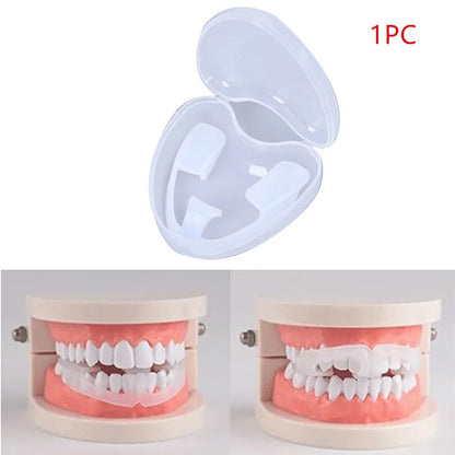 2pcs Anti-grinding Braces Bruxism Mouth Guard Splint Dental Sleep Aid Braces Teeth Retainer Sleeping Snoring Mouth Guard