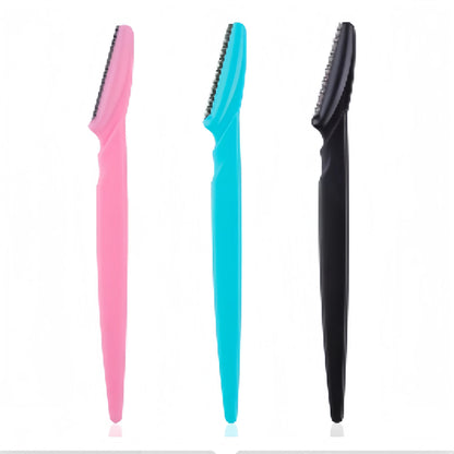 Portable Eyebrow Trimmer Blade Women's Face Shaver Safety Knife Makeup Scraper Hair Removal Tool for Eyebrow Epilation