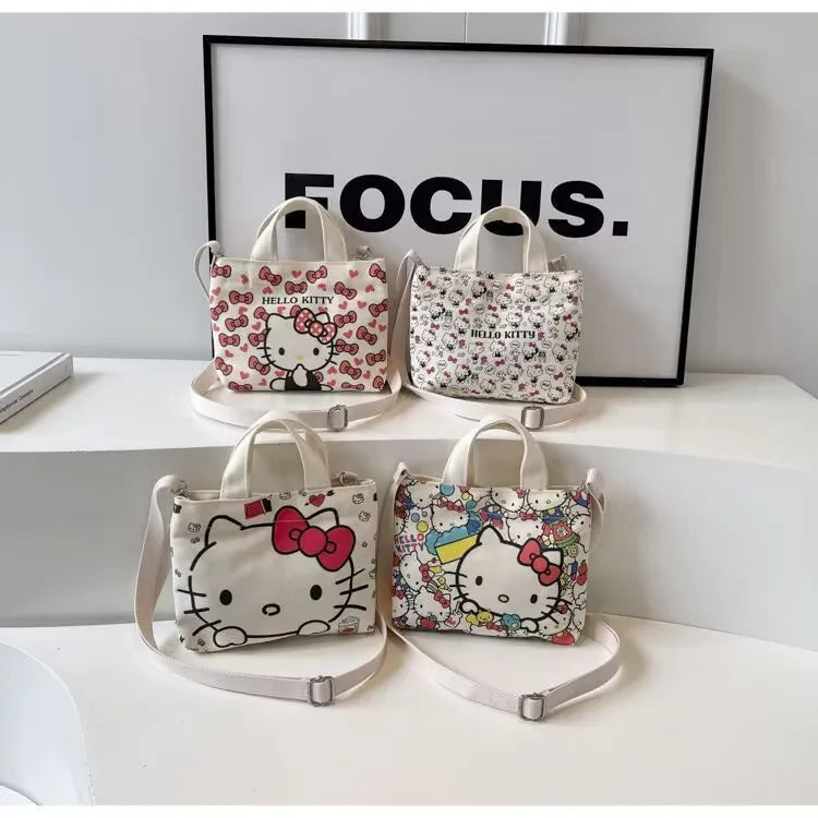 Sanrio Hello Kitty Single Shoulder Bag Fashion Handbag Casual Crossbody Bag