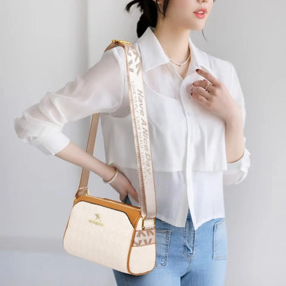 Luxury Handbags Women Bags Designer Crossbody Bags for Women Mother Soft Pu Leather Shoulder Purses Handbag Clutch 3 Layers Sac