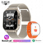 LIGE 600mAh high-Capacity Smart Watch Ultra Watch Men Bluetooth Call TWS Local Music Smartwatch Sport IP68 Waterproof Watches