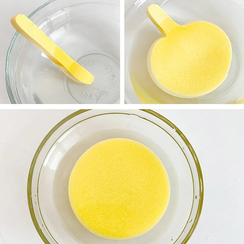 50pcs Compressed Face Wash Wash Face Sponge Clean Face Disposable Powder Puff Face Cleansing Cotton Pad Cleansing Beauty Strip