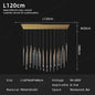 Modern Ceiling Chandeliers Kitchen Island Acrylic Pendant Light Chandelier Over the Dining Table Lighting Luxury Hanging Lamp
