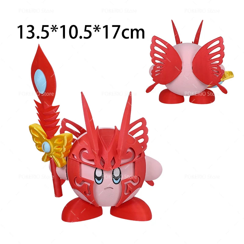 Hot Kirby Figures 3D Printed Galacta Knight Sword Kirby Morpho Knight Meta Knight Galaxia Character Models DIY Toy for Kid Gifts