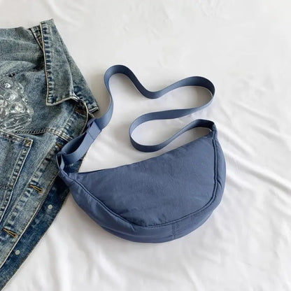 Thickened Waterproof Fabric Armpit Bags for Women's Versatile Dumpling Bag for Women Daily Use Single Shoulder Crossbody Bag