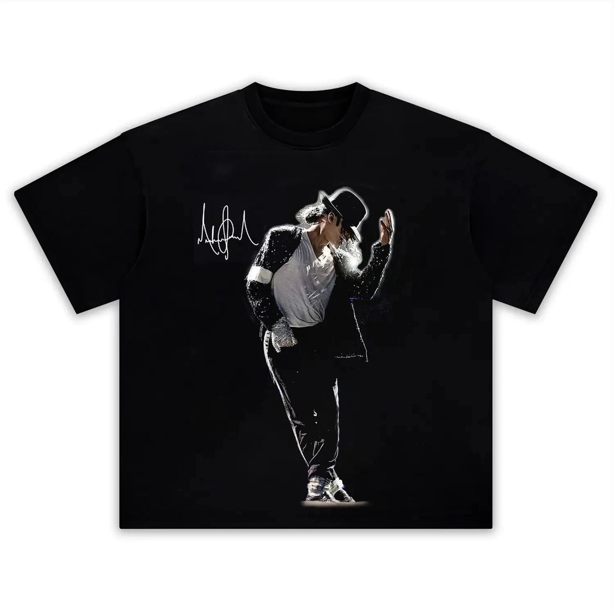 Michael Jackson Thriller Cotton TShirt Retro Streetwear Hip Hop Black Men's Clothing Women Clothing Tee 2026 Summer New T Shirt