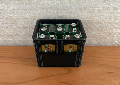 3D Printed Battery Storage Box DIY Beer Box No. 5 Aa No. 7 Aaa 9V Battery Stackable Storage Basket Storage Box