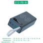 C12 18650 Battery Power Bank Case Charger Box Holder Dual USB LCD Display Support Quick Wireless Charger Battery Shell Storage