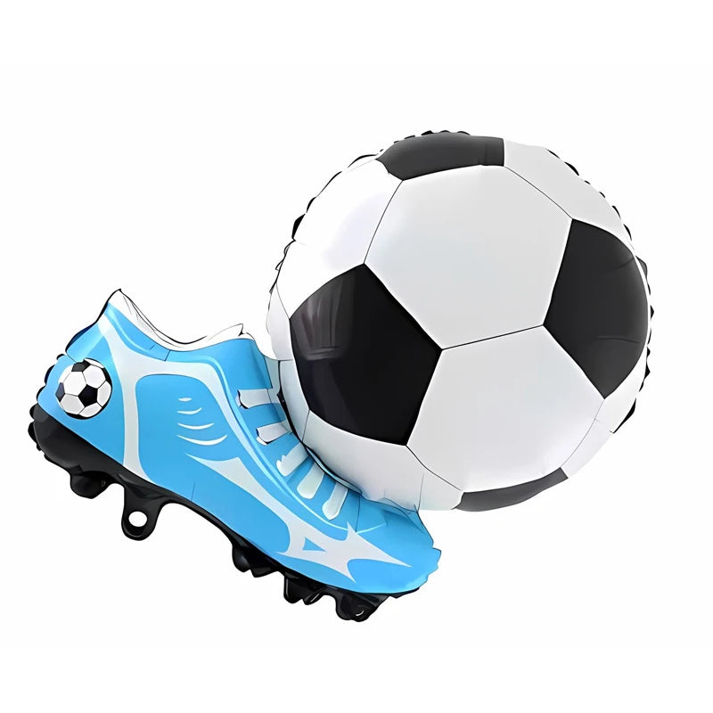 Blue Football Birthday Party Decoration Supply Birthday Soccer Plates Cups Napkins Towel Paper Tableware Tablecloth Party Favor