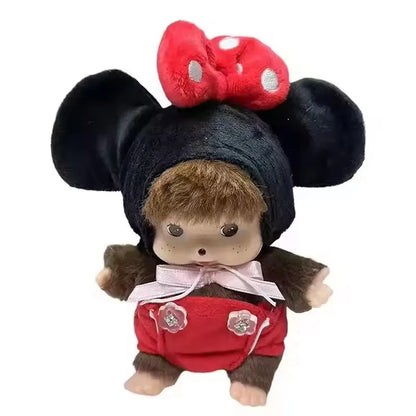 15cm Kid's DIY Monkey Cute Kawaii Plush Doll Soft Super School Bag Pendant Keychain Stuffed Animal Movie Doll Birthday Gift