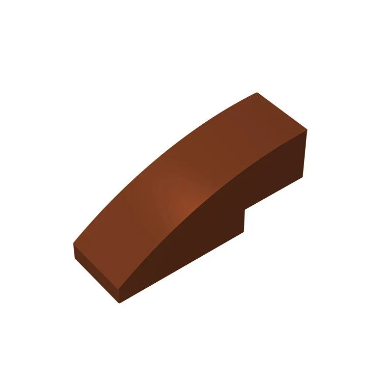 100pcs MOC Part 50950 Slope Curved 3 x 1 No Studs Building Block Particles DIY Construction Compatible Brick Toy Kid Gift
