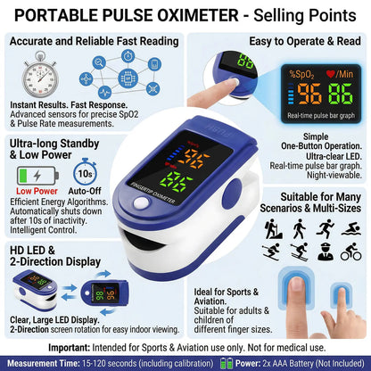 Infrared Thermometer Forehead Body Termometre Multi-function Non-contact Temperature Portable Finger Pulse Oximeter Health Care