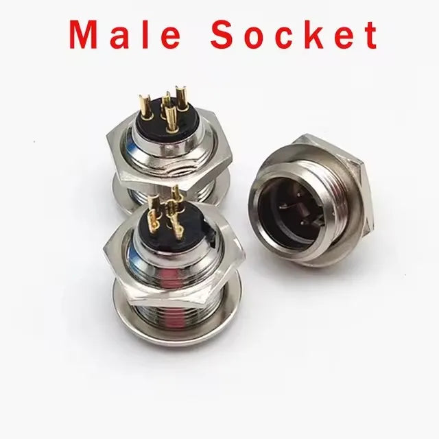 3/4/5/6pin Mini XLR Aviation Connector Female Plug Male Socket Zinc Alloy+copper pins for MIC Microphone Audio Video Connecting