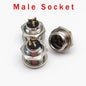 3/4/5/6pin Mini XLR Aviation Connector Female Plug Male Socket Zinc Alloy+copper pins for MIC Microphone Audio Video Connecting