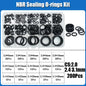 O Ring NBR Seal Washer Plumbing Gasket Thickness 1/1.5/2.0/2.4/3.1/4.0 Nitrile Butadiene Rubber Spacer Oil Resistance Oring Kit