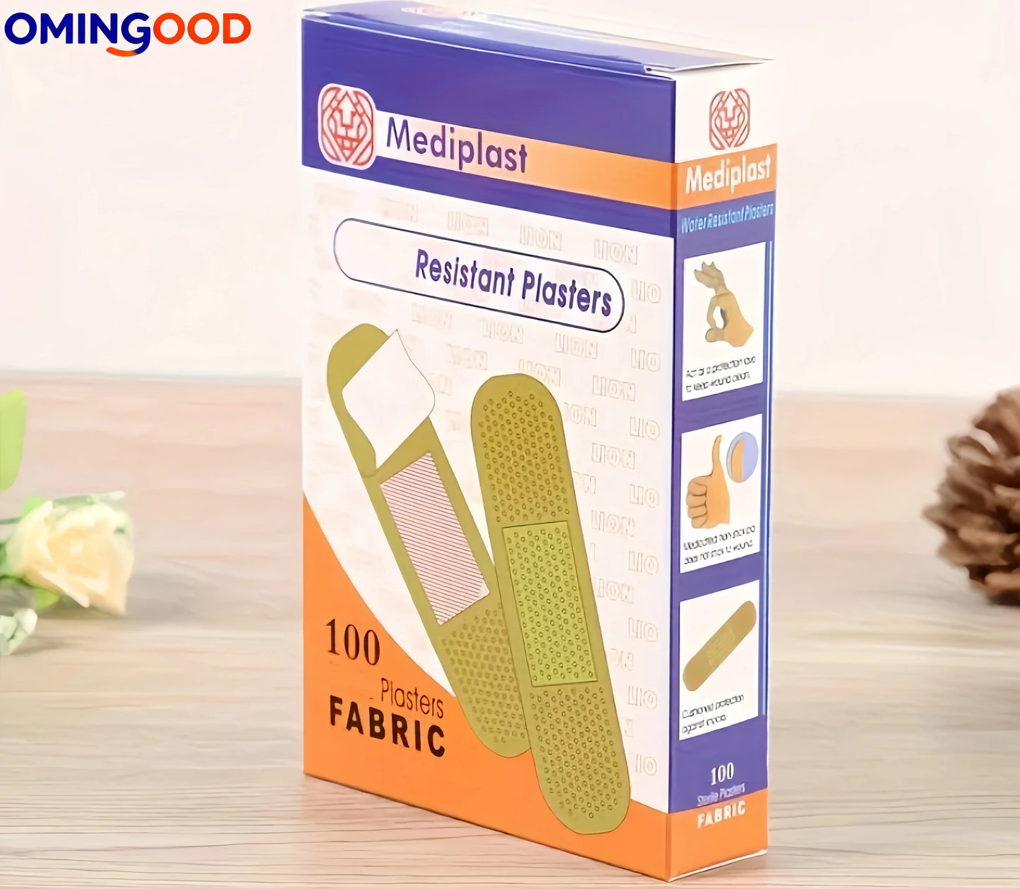 100Pcs Waterproof Cartoon Band-Aids Adhesive Hemostasis Bandages for First Aid Emergency Medical Dressing Sticking Plaster