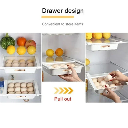 Egg Storage Box Side Door of Refrigerator Storage Organizer Kitchen Reversible Special Egg Storage Tray Kitchen Accessories