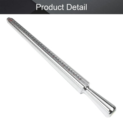 4 Scale Ring Sizer Gauge US/EU/HK/JP Aluminum Alloy Finger Measuring Tool for Jewelry Making Men and Women