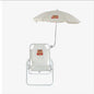Children's Outdoor Beach Chair With Umbrella Cute Ins Wind Portable Folding Chair Seaside Photo With Parasol Back Chair ﻿
