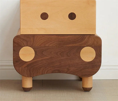 Solid Wood household Kindergarten Children's Bedside Table Apartment Dormitory Storage Cabinet Modern Kids Bedroom Nightstan