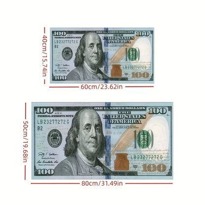 Creative 100Dollar Banknote Pattern Area Rug Bedroom Kitchen Laundry Room Corridor Halloween Christmas Easter Thanksgiving Decor