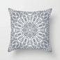 European Gray Pillowcase Geometric Pillow Cover Sofa Cushion Cover Garden Throw Pillows Hotel Outdoor Cushions car Chair 45X45cm
