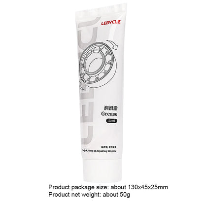 1-10 sztuk smaru rowerowego do łożysk 50ml Olej do łańcucha z narzędziem do smarowania Szybki smar do łańcucha rowerowego Mokry smar do łańcucha w celu zmniejszenia tarcia