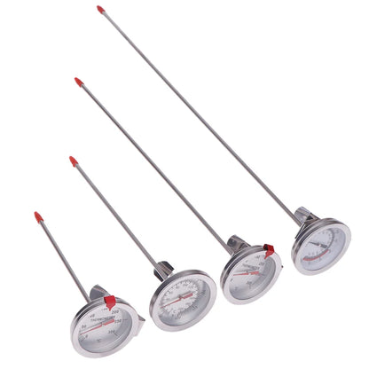 1PC Kitchen Tools Probe Thermometer Milk Coffee Food Meat Gauge Stainless Steel Cooking Temperature Meter