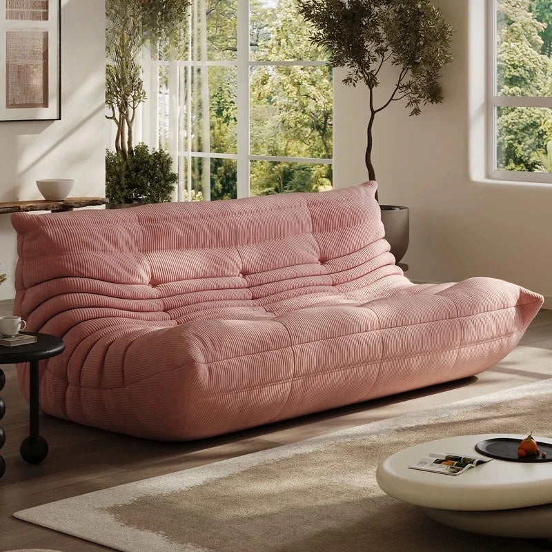 Ins Wind Caterpillar Fabric Sofa Chair Lazy Can Lie Down Living Room Bedroom Lazy Sofa Internet Celebrity Single Sofa