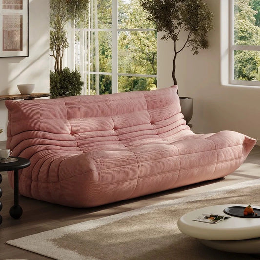 Ins Wind Caterpillar Fabric Sofa Chair Lazy Can Lie Down Living Room Bedroom Lazy Sofa Internet Celebrity Single Sofa