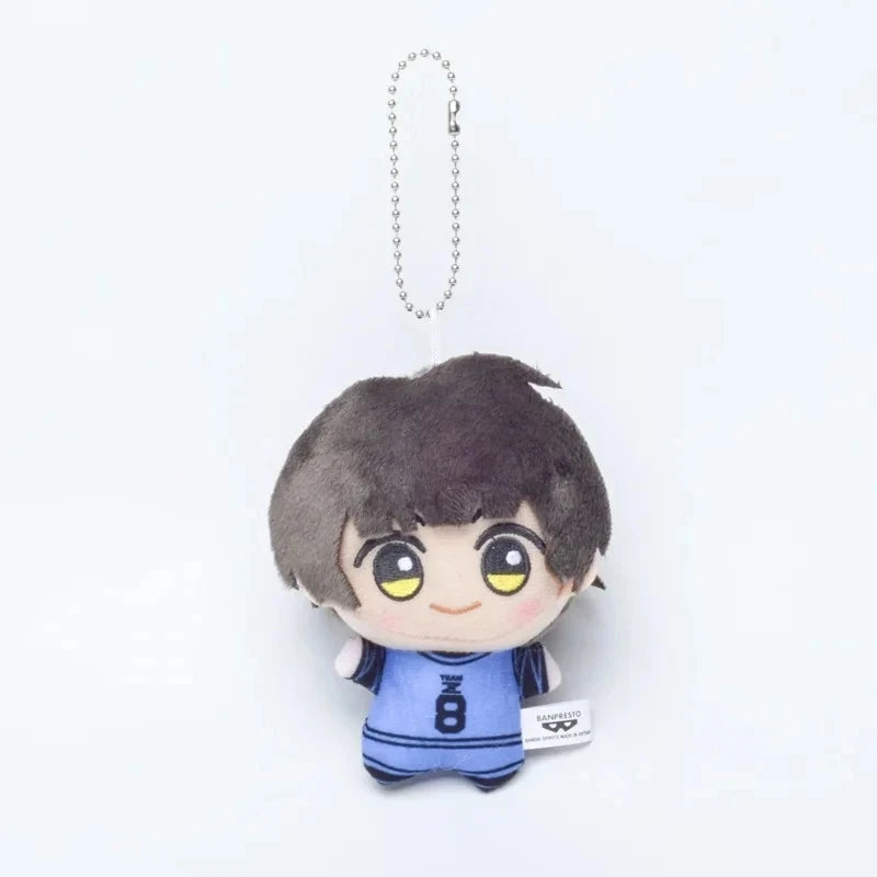 10cm New Blue Lock Plush Pendant KeyChain Yoichi Isagi Nagi Seishiro Mikage Reo Rin Itoshi Itoshi Sae Doll Toy Gift