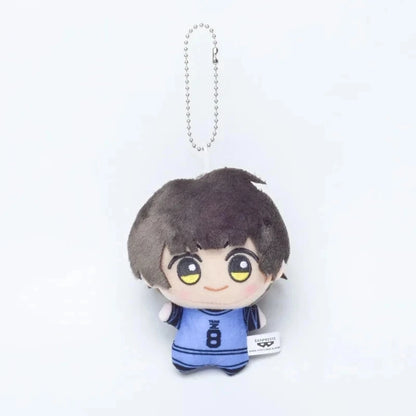10cm New Blue Lock Plush Pendant KeyChain Yoichi Isagi Nagi Seishiro Mikage Reo Rin Itoshi Itoshi Sae Doll Toy Gift