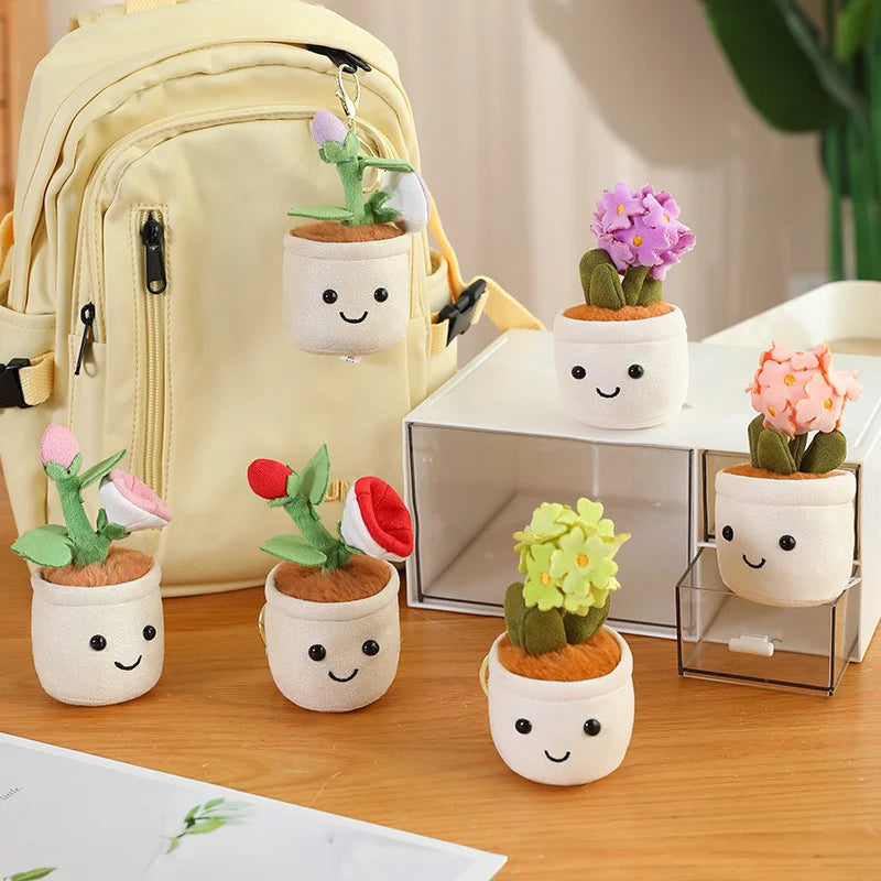 Green Plant Potted Plants Lily Flowers Strawberries Lotus Flowers Persimmons Morning Glory Ornament Soft Birthday Gifts Decor