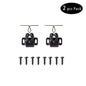 Furniture Door Stoppers Antique Copper Color Cupboard Cabinet Door Roller Latch Twin Double Catches with Striker and Free Screws