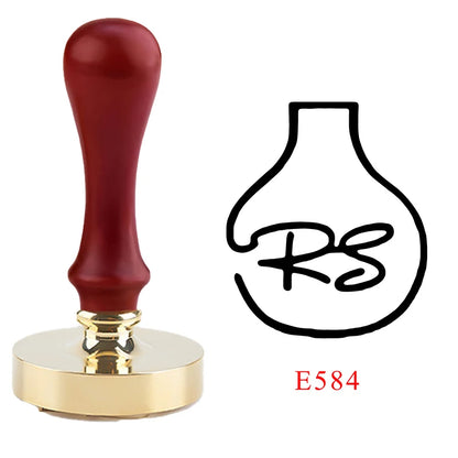 Logo Customize Clay Seal Set -22/25/30/35/40/50mm Customizable Pottery Design Craft Tool for Pottery Ceramic Custom Letter Stamp