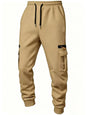 2026 Men's Joggers Pants Loose Drawstring Long Pants Men Zipper Multi-pocket Sweatpants Casual Cargo Trousers For Men Fitness
