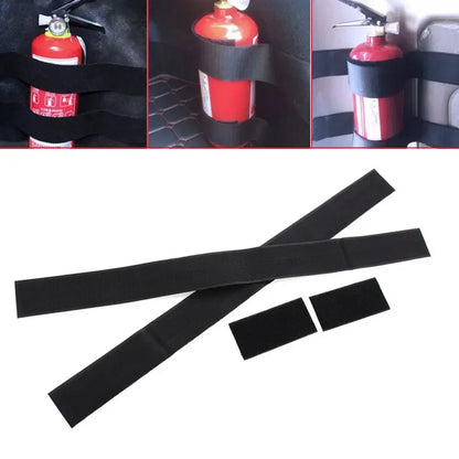 4pcs Car Trunk Organizer Elastic Fixing Belt Nylon Storage Tapes Fixing Belt Strip Car Organizer Belt Tool