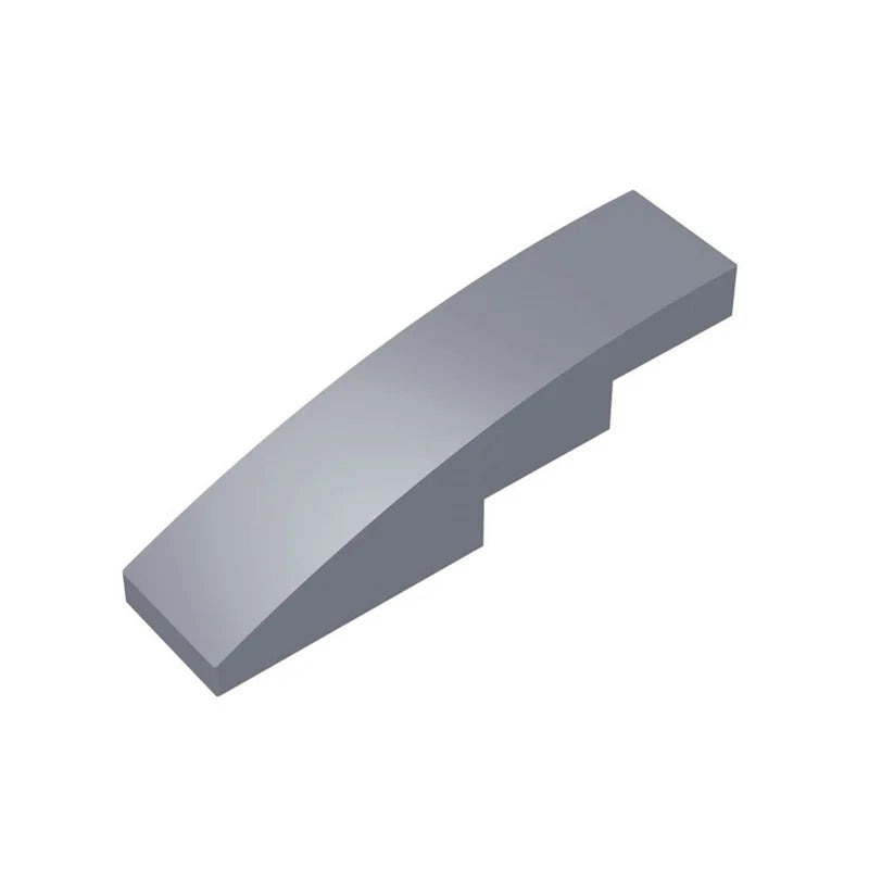 100pcs MOC Brick Part 61678 11153 Slope Curved 4 x 1 Compatible Building Block Particle DIY Assmble Kid Brain Toy Birthday Gift