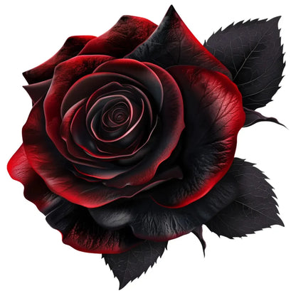 KT88# Gothic Rose Sticker Stickers,Wall Toilet Decal Removable, Vinyl Car Sticker for Bathroom Decor, Outdoor Indoor Use