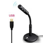 USB Desktop Microphone 3.5mm Omnidirectional PC Laptop Computer Mic for Computer Gaming Recording Chatting Singing Meeting