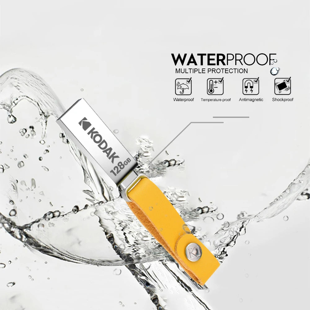 KODAK USB 2.0 Pen Drive 32GB 64GB 128GB K122 Metal USB Flash Drive Memory Pendrive