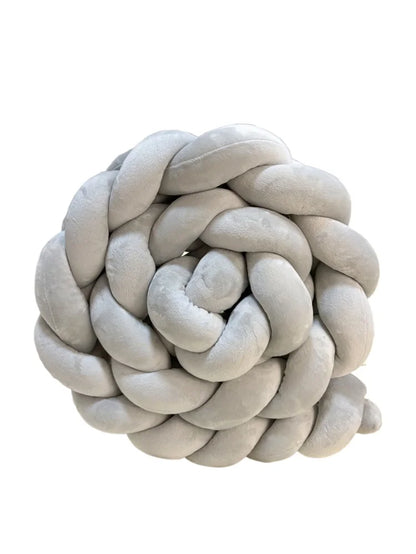 Handmade Knotted Floor Mat Woven Decorative Pillow Comfortable Soft Stitched Knitted Pillow for Living Room Bed Decorations