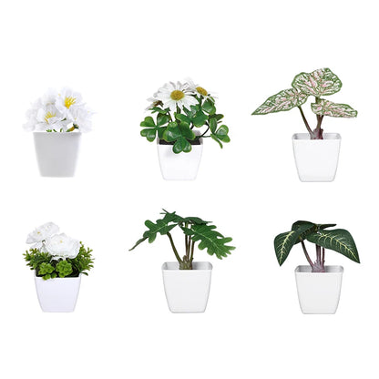 1SET Simulation Plant Potted Plant, Suitable For Commercial Office Counter, Living Room, Study, Courtyard, Home Decoration